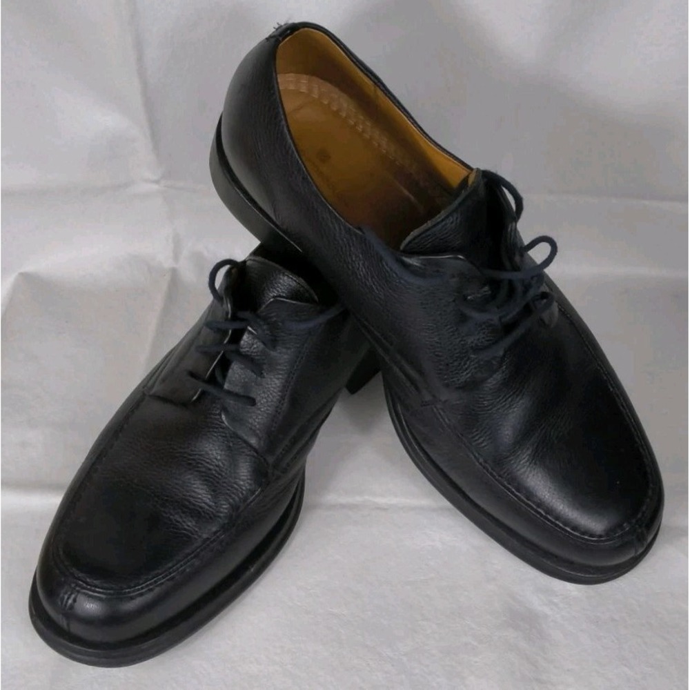 Sandro Moscoloni 8060 Men's Black Leather Dress Shoes Oxford Size 13 EEE Wide